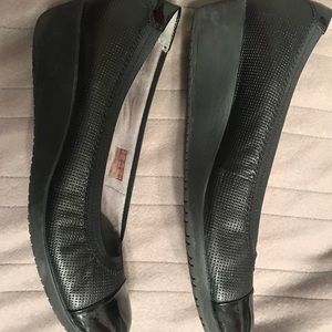 Clark’s toe cap Artisan wedges 9.5